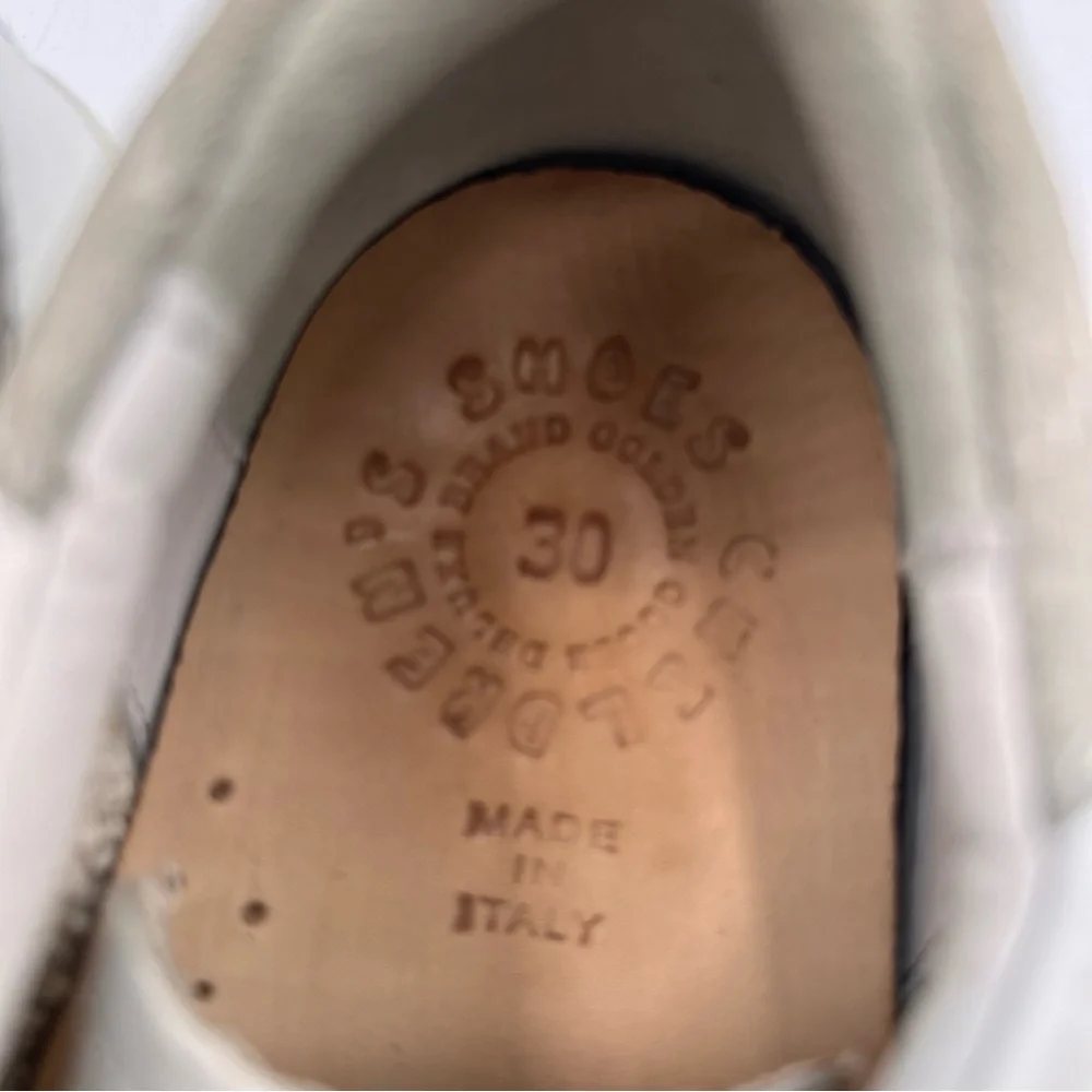 Golden Goose SuperStar Kids White Leather Sneakers - Picture 7 of 13